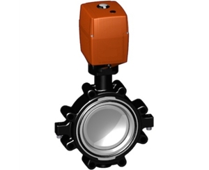 +GF+電動(dòng)蝶閥 電動(dòng)塑料蝶閥，100-230V GF141型凸耳式蝶閥 進(jìn)口蝶閥